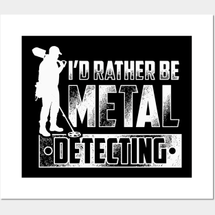 Metal Detecting Treasure Hunting Posters and Art